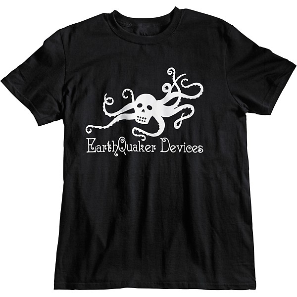 EarthQuaker Devices Octoskull T-Shirt Large Black