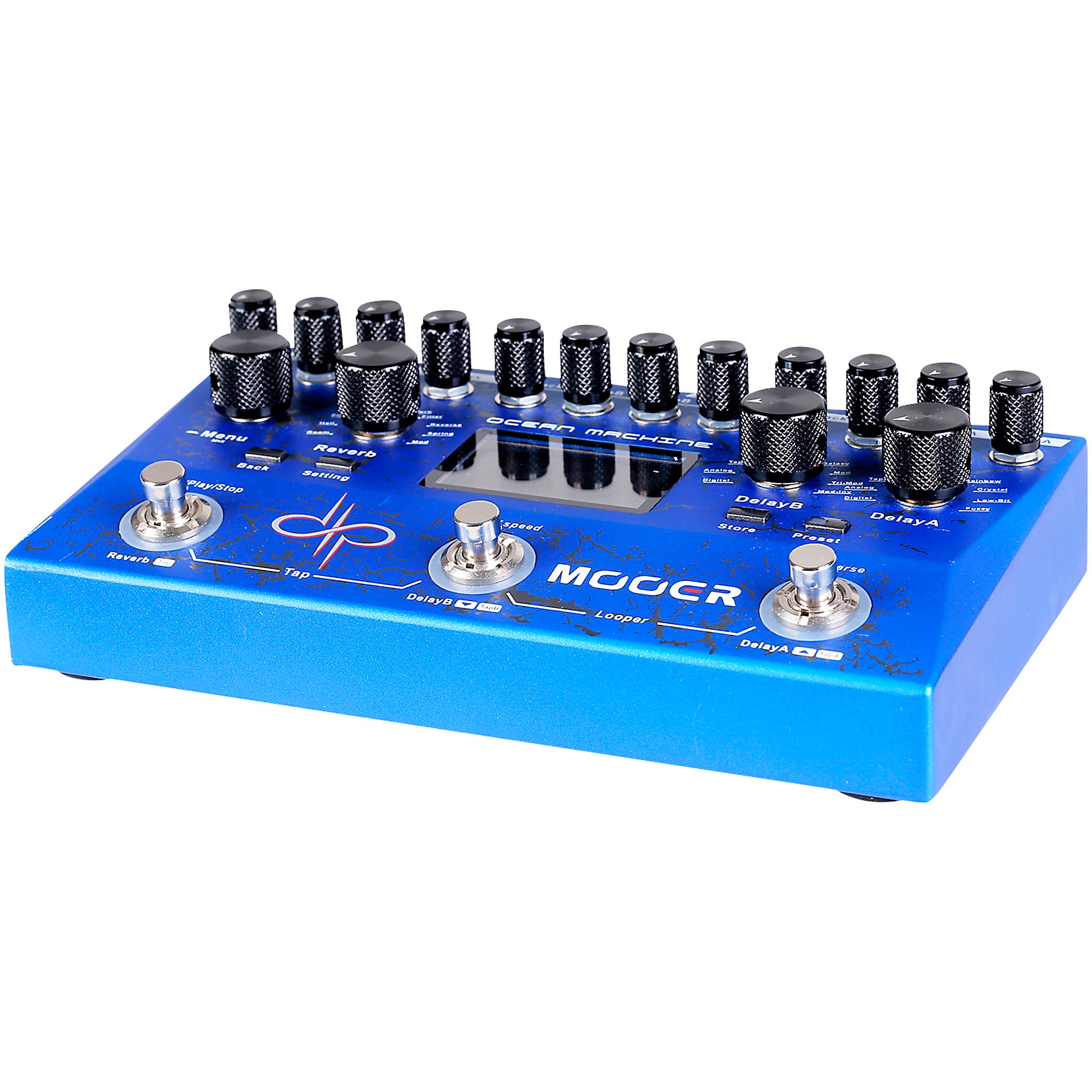 Open Box Mooer Ocean Machine Dual Delay Reverb and Looper Multi