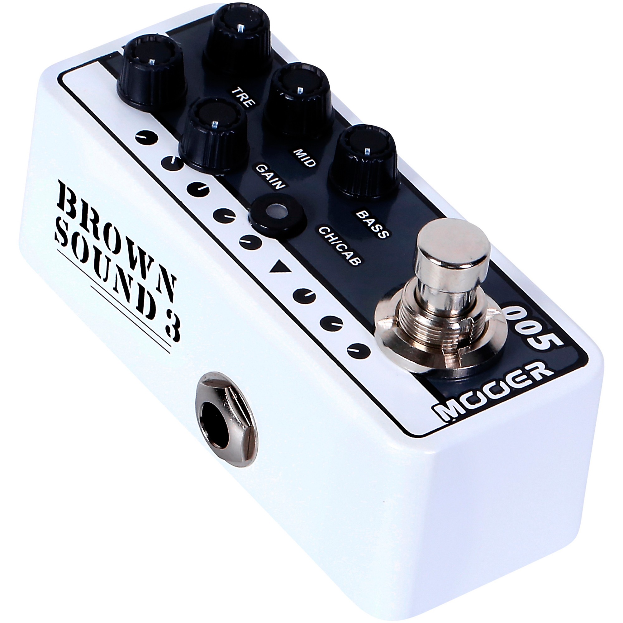 ギター Mooer Brown Sound 3 Mooer Brown Sound 3 Micro Preamp Pedal White | Guitar Center