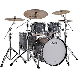 Ludwig Classic Maple 4-Piece Mod Shell Pack With 22" Bass Drum Vintage Black Oyster Pearl