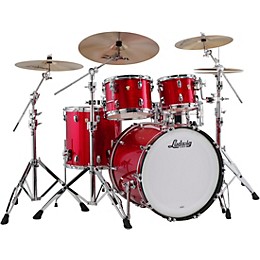 Ludwig Classic Maple 4-Piece Mod Shell Pack With 22" Bass Drum Red Sparkle