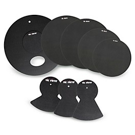 Vic Firth Drum Set Mute Prepack 10,12,14,16,22 i... Vic Firth Drum Set Mute Prepack 10,12,14 (2),22 in.,hi-hat,and cymbal (2)