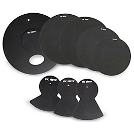 Vic Firth Drum Set Mute Prepack 10,12,14,16,22 i... Vic Firth Drum Set Mute Prepack 10,12,14 (2),20 in.,hi-hat,and cymbal (2)