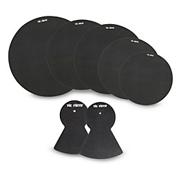 Vic Firth Drum Set Mute Prepack 10,12,14,14,18 in.,hi-hat,and cymbal (2)