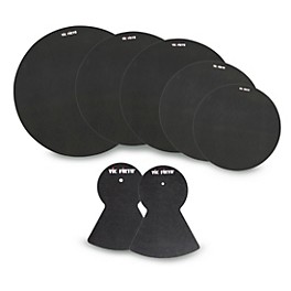 Vic Firth Drum Set Mute Prepack 10,12,14,16,22 in... Vic Firth Drum Set Mute Prepack 10,12,14,14,18 in.,hi-hat,and cymbal (2)