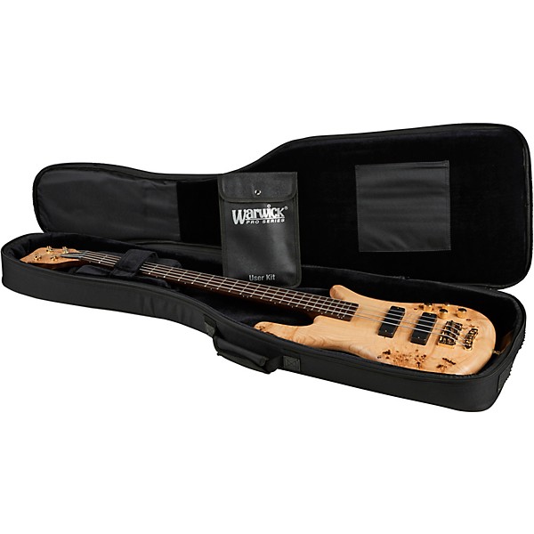 Warwick German Pro Series Streamer STI 4-String Bass Limited Edition Tinted Natural Satin Transparent