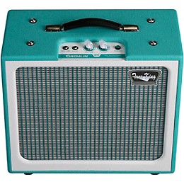 Open Box Tone King Gremlin 5W 1x12 Tube Guitar Combo Amp Level 1 Turquoise