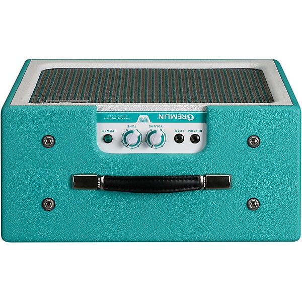 Open Box Tone King Gremlin 5W 1x12 Tube Guitar Combo Amp Level 1 Turquoise
