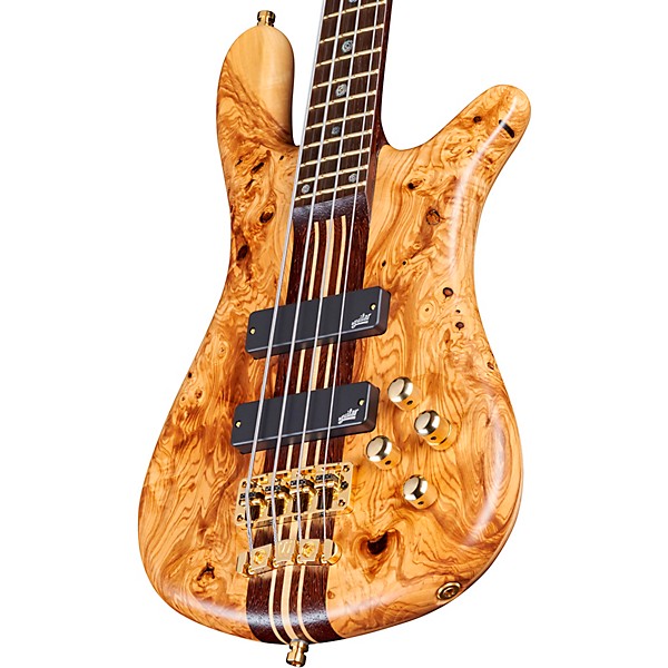 Warwick Masterbuilt Custom Shop 2018 Limited Edition Streamer STI Electric Bass Tinted Natural Satin Transparent