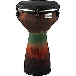 Remo Flareout Djembe Drum, Savannah Red, 13" 13 in. Savannah Red