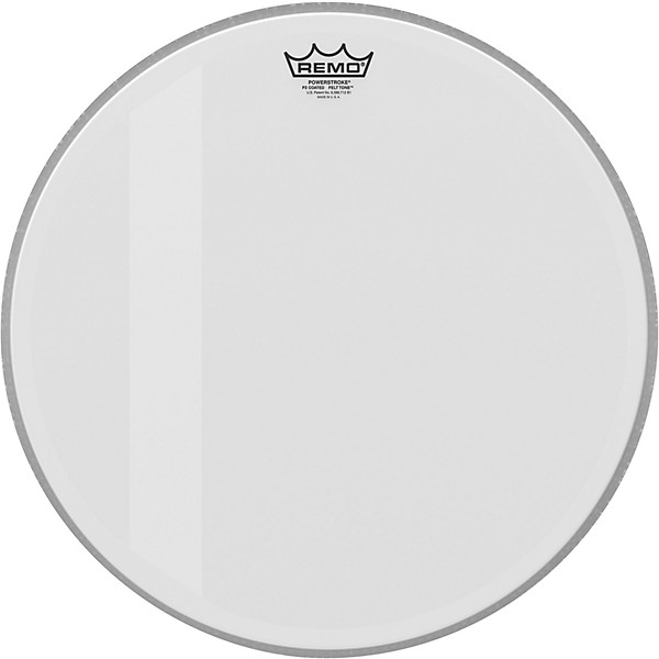 Remo Powerstroke P3 Felt Tone Coated Bass Drum Head 18 in.