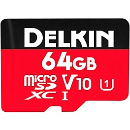 Delkin SELECT MicroSDHC Memory Card 64 GB Delkin SELECT MicroSDHC Memory Card 64 GB