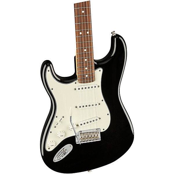 Fender Player Stratocaster Pau Ferro Fingerboard Left-Handed Electric Guitar Black