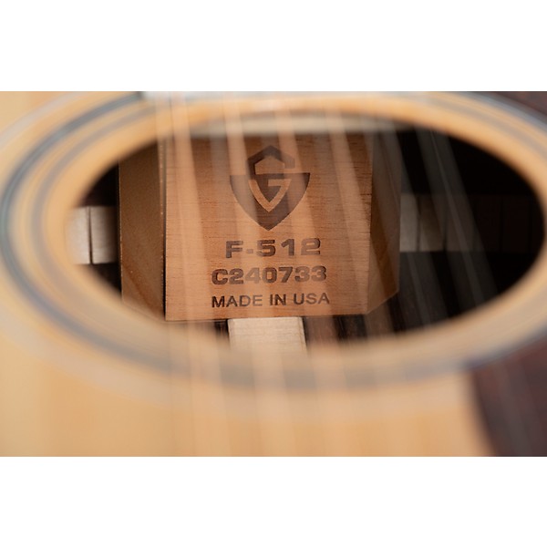 Guild F-512 12-String Acoustic Guitar Natural