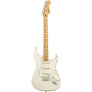 Fender Player Series Stratocaster Maple Fingerboard Electric Guitar Polar White for sale