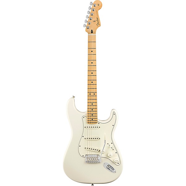 Fender Player Series Stratocaster Maple Fingerboard Electric Guitar Polar White