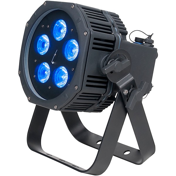 American DJ WiFLY EXR HEX5 IP RGBWA+UV LED Wireless Wash Light Black