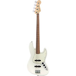 Fender Player Fretless Jazz Bass Pau Ferro Fingerboard Polar White