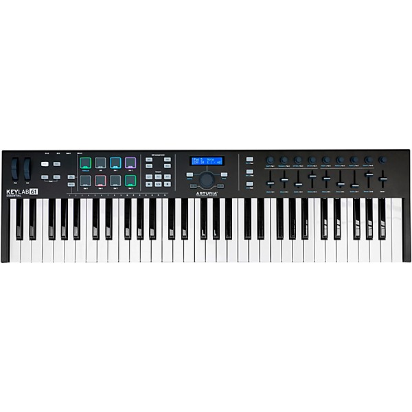 Arturia KeyLab Essential 61 MIDI Keyboard Controller Black