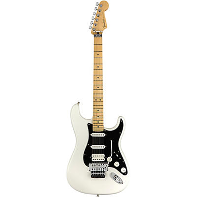 Fender Player Stratocaster Hss Floyd Rose Maple Fingerboard Electric Guitar Polar White for sale