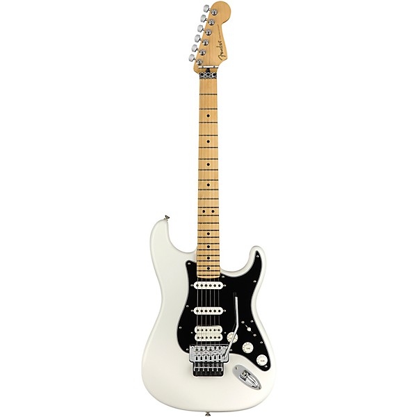 Open Box Fender Player Stratocaster HSS Floyd Rose Maple Fingerboard Electric Guitar Level 2 Polar White 194744903663