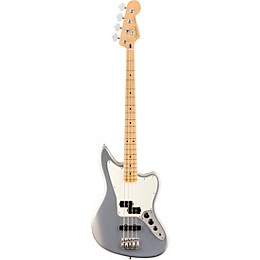 Fender Player Jaguar Bass Maple Fingerboard Silver