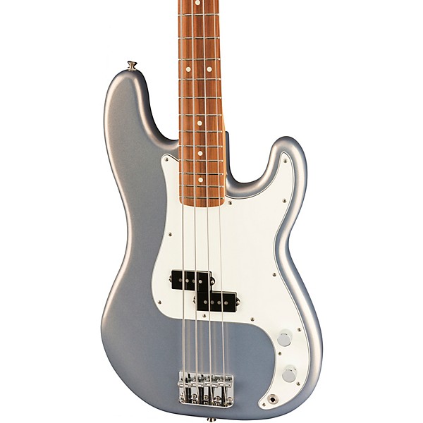 Fender Player Precision Bass Pau Ferro Fingerboard Silver