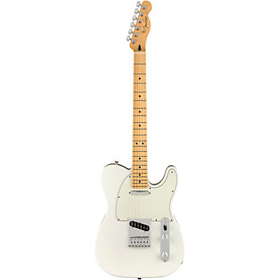 Fender Player Telecaster Maple Fingerboard Electric Guitar Polar White for sale