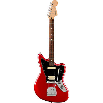 Fender Player Jaguar Pau Ferro Fingerboard Electric Guitar Candy Apple Red for sale