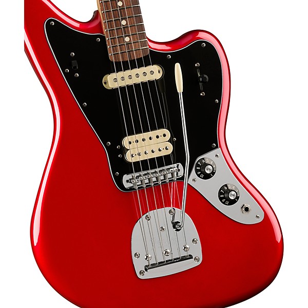 Open Box Fender Player Jaguar Pau Ferro Fingerboard Electric Guitar Level 2 Candy Apple Red 197881139100