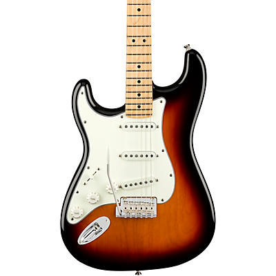 Fender Player Stratocaster Maple Fingerboard Left-Handed Electric Guitar 3-Color Sunburst for sale