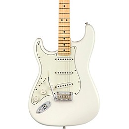 Fender Player Stratocaster Maple Fingerboard Left-Handed Electric Guitar Polar White