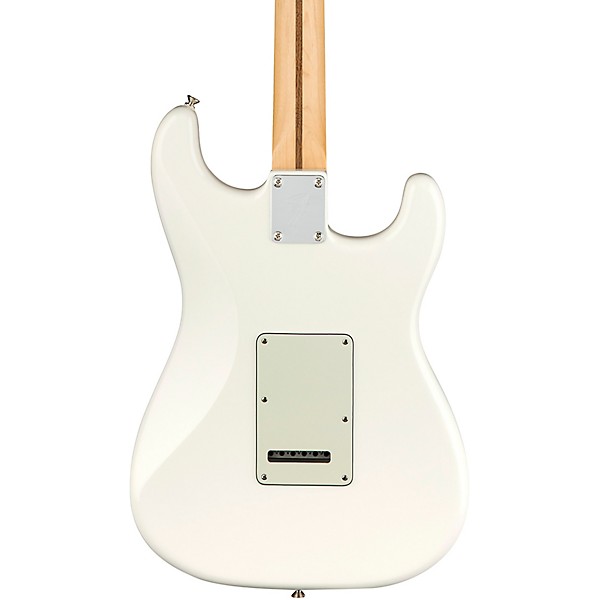Fender Player Stratocaster Maple Fingerboard Left-Handed Electric Guitar Polar White