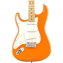Fender Player Stratocaster Maple Fingerboard Left-Handed Electric Guitar Capri Orange