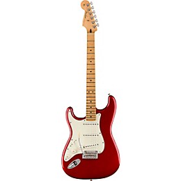 Fender Player Stratocaster Maple Fingerboard Left-Handed Electric Guitar Candy Apple Red