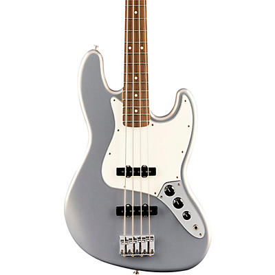 Fender Player Jazz Bass Pau Ferro Fingerboard Silver for sale