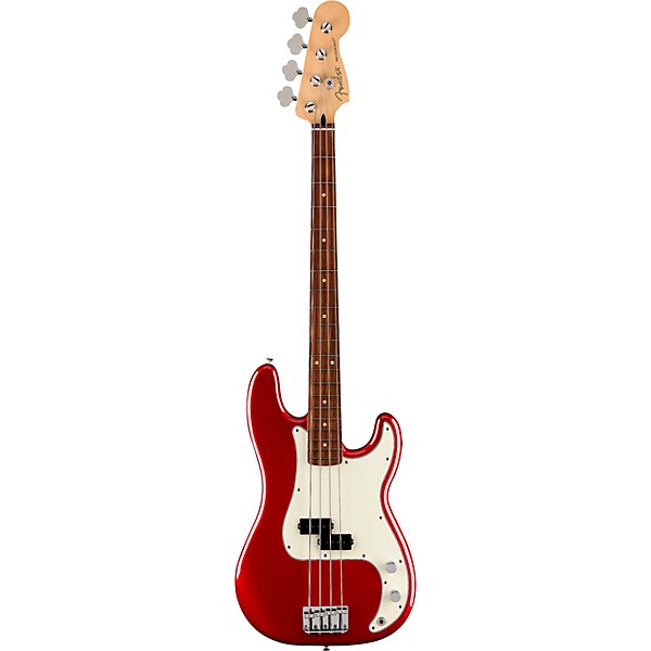 Open Box Fender Player Jazz Bass Pau Ferro Fingerboard Level 2 Candy Apple Red 197881136659