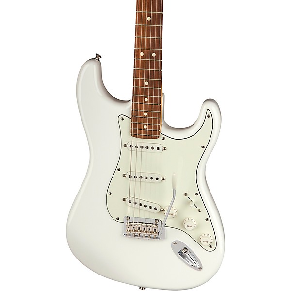 Fender Player Stratocaster Pau Ferro Fingerboard Electric Guitar Polar White