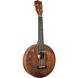 Open Box Eddy Finn Moon Concert Ukulele Level 1 Natural