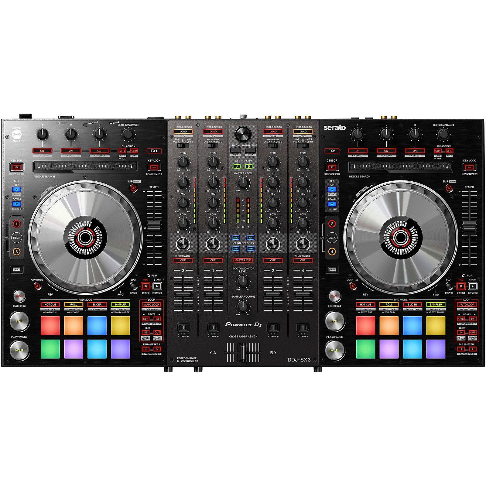 Pioneer DJ DDJ-SX3 DJ Controller for Serato DJ Pro | Guitar Center
