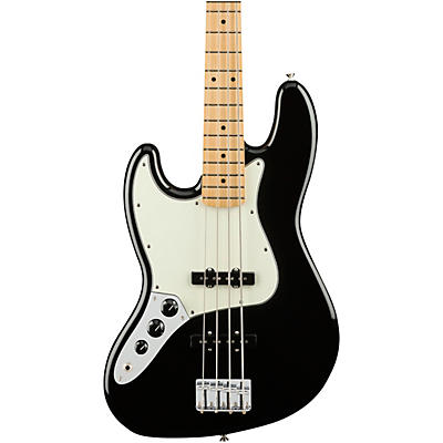 Fender Player Jazz Bass Maple Fingerboard Left-Handed Black for sale