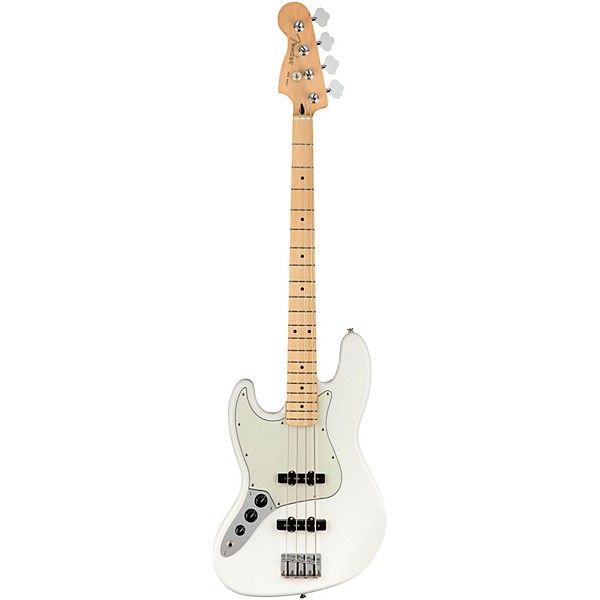 Fender Player Jazz Bass Maple Fingerboard Left-Handed Polar White