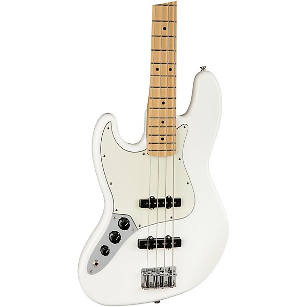 Fender Player Jazz Bass Maple Fingerboard Left-Handed Polar White