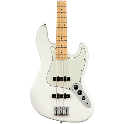 Fender Player Jazz Bass Maple Fingerboard Polar White for sale