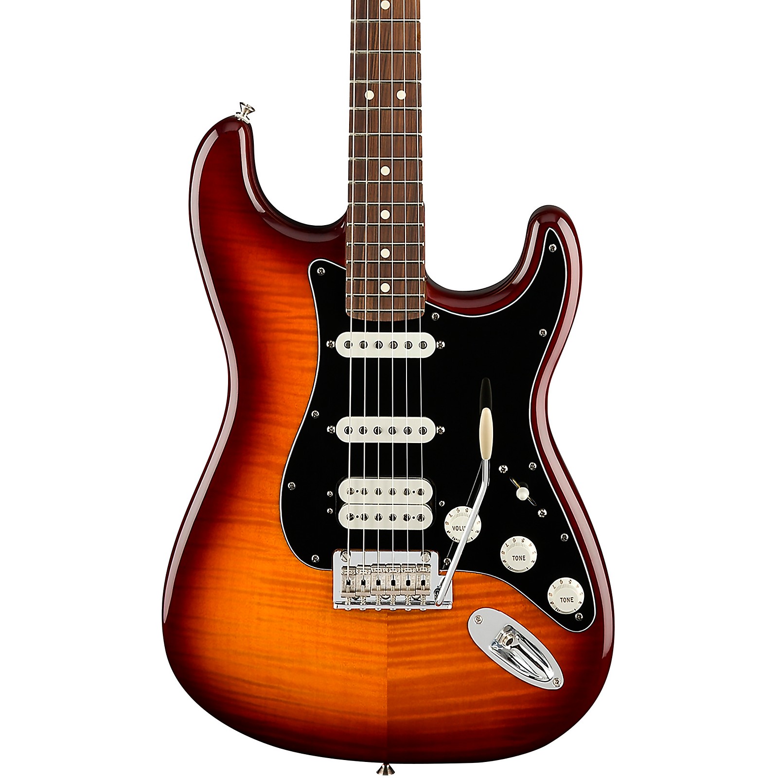 Fender Player Stratocaster HSS Plus Top Pau Ferro Fingerboard Electric  Guitar Tobacco Sunburst