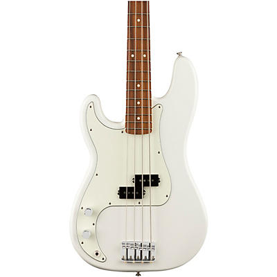 Fender Player Precision Bass Pau Ferro Fingerboard Left-Handed Polar White for sale