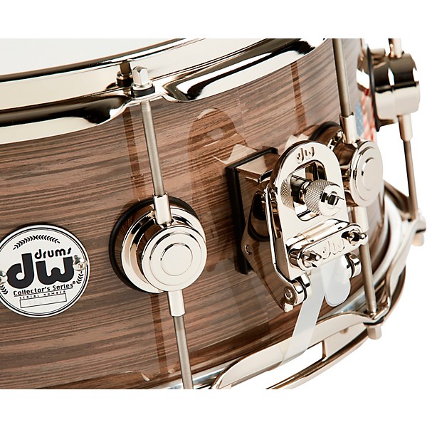 DW Collector's Series American Flag Logo Snare Drum With Nickel Hardware 14 x 6.5 in.