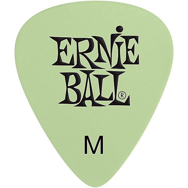 Ernie Ball Super Glow Guitar Picks Medium 12 Pack