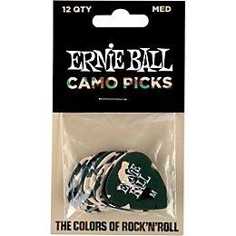 Ernie Ball Camouflage Picks (12-Pack) Medium 12 Pack