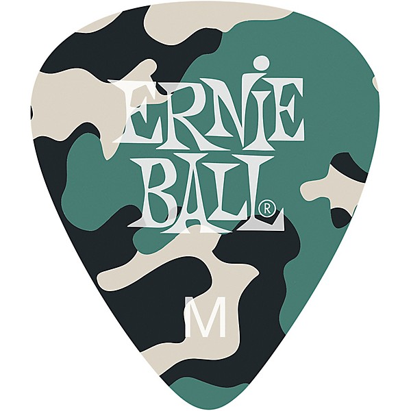 Ernie Ball Camouflage Picks (12-Pack) Medium 12 Pack